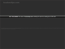 Tablet Screenshot of localseotips.com
